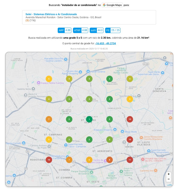 Selei — instalador de ar condicionado em Goiânia, ranking 25/25 depois da Impulse Maps