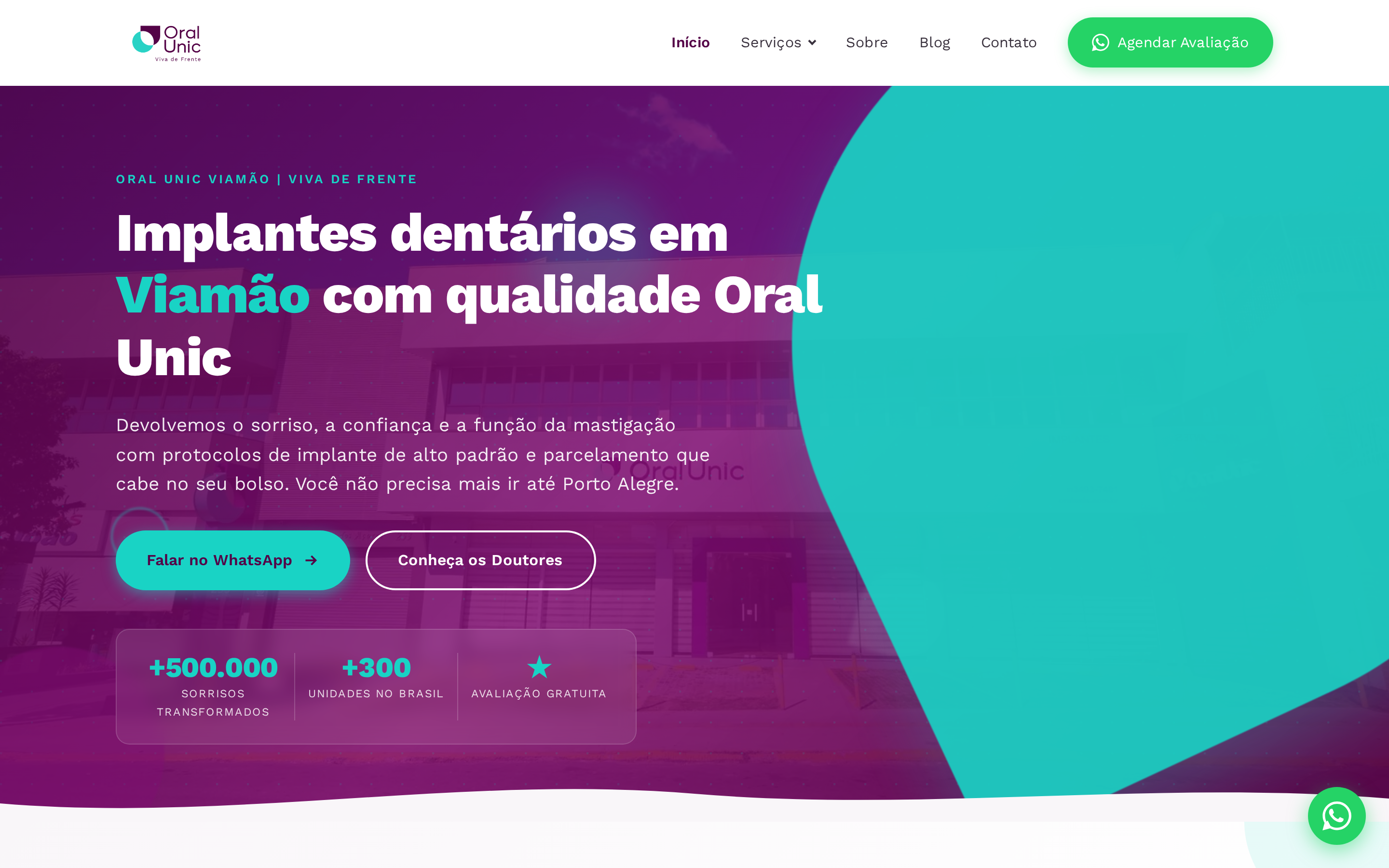 Site Oral Unic Viamão